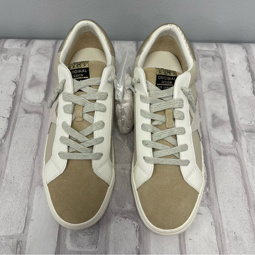 VINTAGE HAVANA Renee Star Patch Women's Sneakers in Soft Croco - Size 11 - NWT